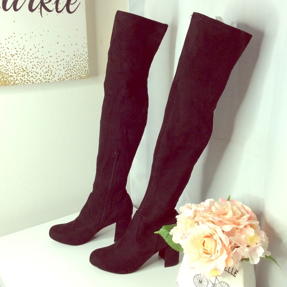 over the knee boots lulus